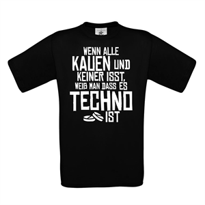 Zeige Details für ES IST TECHNO - SHIRT (schwarz) Bild von ES IST TECHNO - SHIRT (schwarz)