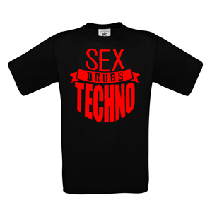Zeige Details für SEX DRUGS TECHNO - SHIRT (schwarz) Bild von SEX DRUGS TECHNO - SHIRT (schwarz)